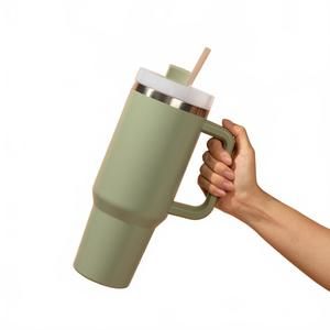 NEW SWEET WATER DECOR 40 oz travel tumbler in sage green